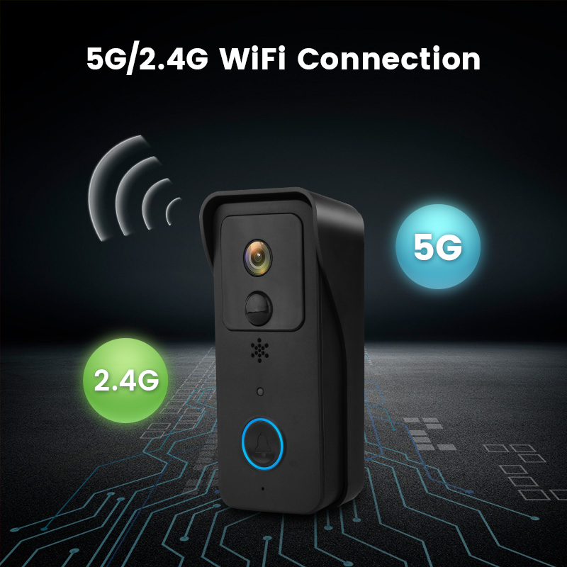 Brawo™ Security Wifi Ringeklokke med kamera