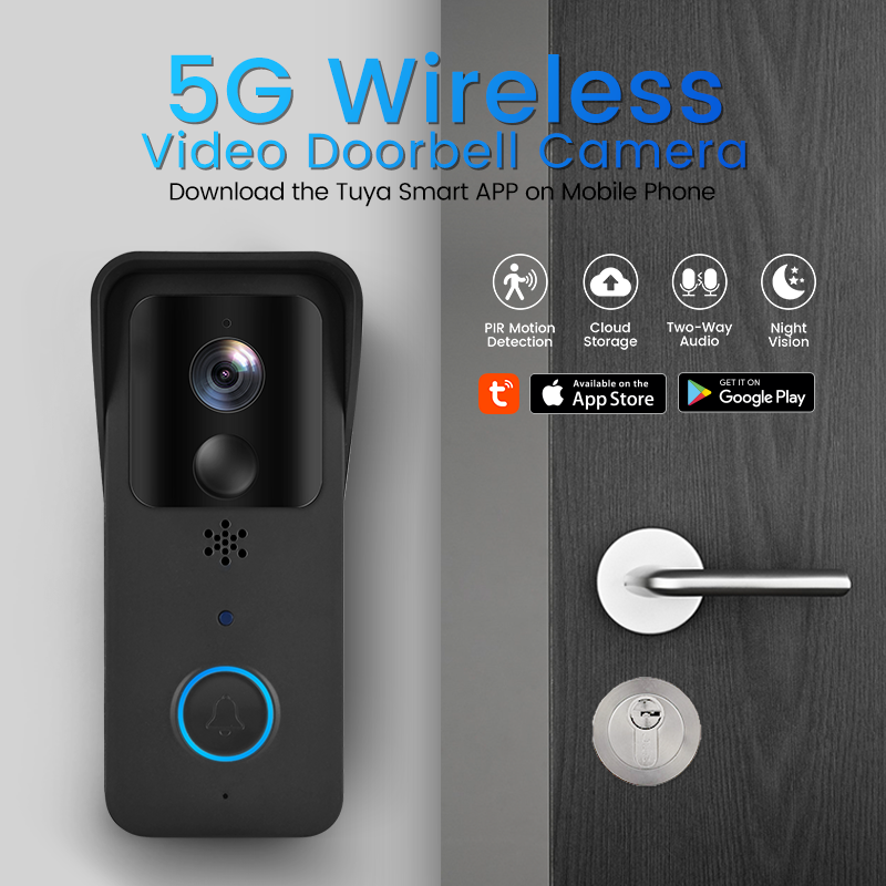 Brawo™ Security Wifi Ringeklokke med kamera