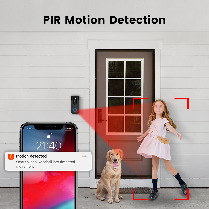 Brawo™ Security Wifi Ringeklokke med kamera